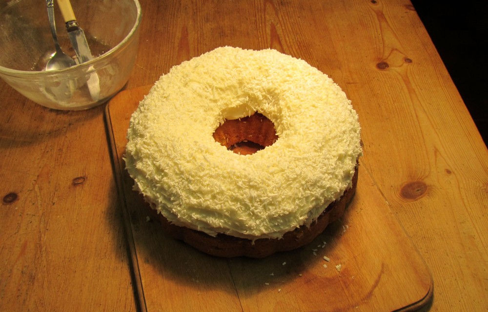 Coconut Ring Cake Recipe - Whole