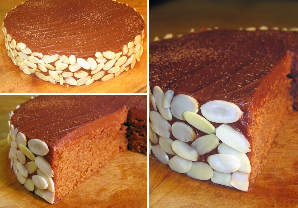 Julia Child's Chocolate Almond Cake - Compilation
