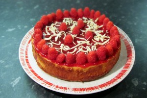 White Chocolate and Raspberry Cheesecake Recipe